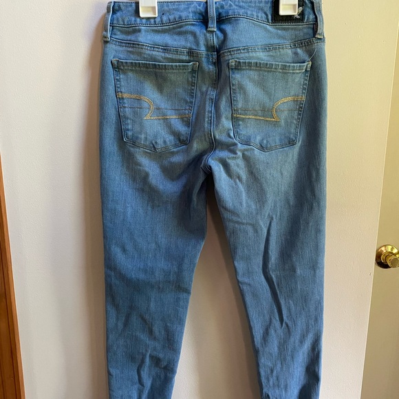 American Eagle Women’s High Rise Jeggings Size 4 - Picture 3 of 6